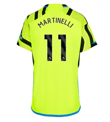 Arsenal Gabriel Martinelli #11 Segunda Equipación Mujer 2023-24 Manga Corta